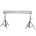 ProX Triangle Truss With Adjustable Portable Crank Lighting Stands, 15' Width x 10' Height